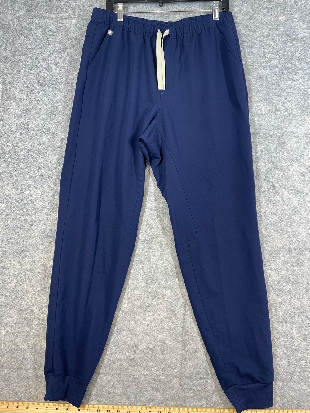 FIGS Navy Blue Technical Collection Large Tall Slim Jogger Scrub Pants Medical